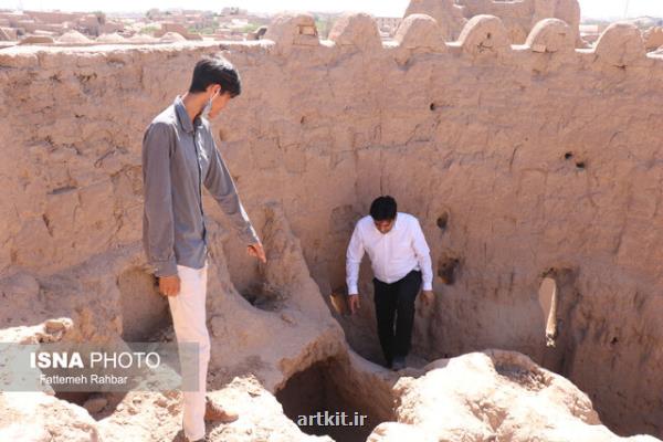 جریان مرمت در قلعه ساسانی شاهدیه