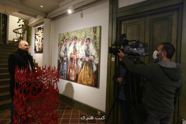 برداشت های هنرمند نقاش از موسیقی کردستان
