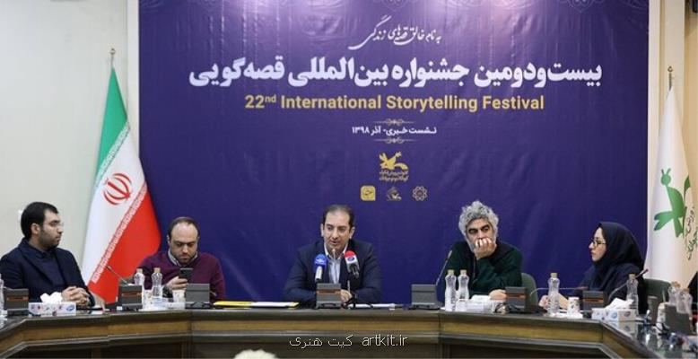 برنامه های جشنواره قصه گویی اعلام گردید